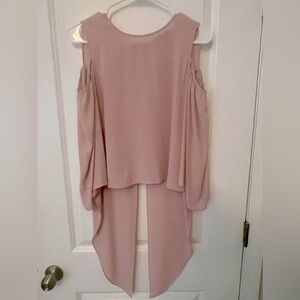 BCBG Max Azria NWT off the shoulder top. Soft pink.